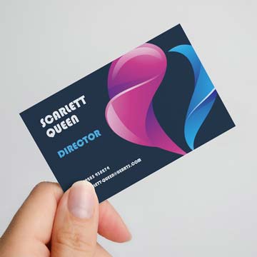 Next Day Business Cards 450gsm silk